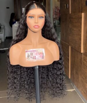 34”400grams Vietnamese Deepwave with 6by6 HD Closure.