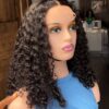 18”200grams Chinese Pixie curl with 5by5 Closure.