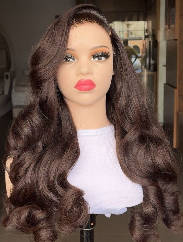 Virgo World Human Hair Vietnamese dark brown donor hair With hd lace 5x5 closure