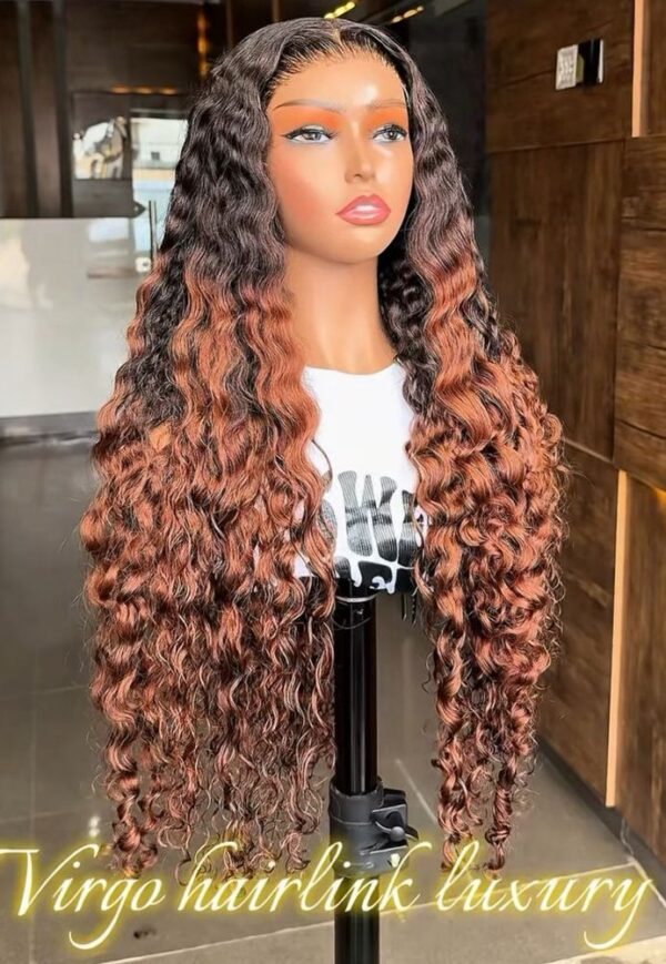 Donor 32 inches Asian curly 400gramm with 5x5 closure